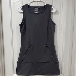 EUC Athleta Charcoal Sleeveless Dress
